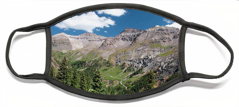 Colorado Face Mask featuring the photograph Jeep Trail by Julia McHugh
