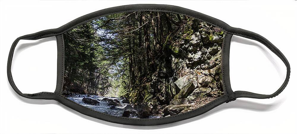 Rapids Face Mask featuring the photograph Joe's Brook by Tim Kirchoff