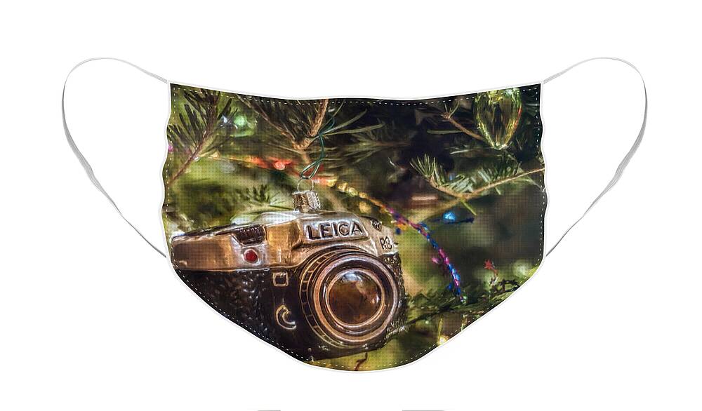 Scott Norris Photography. Christmas Tree Face Mask featuring the photograph Leica Christmas by Scott Norris