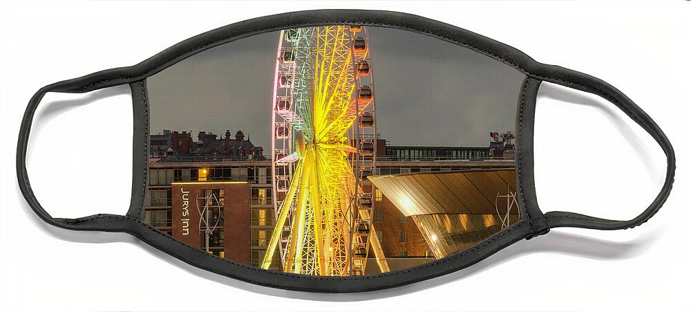 3 Graces Face Mask featuring the photograph Liverpool Eye by Spikey Mouse Photography