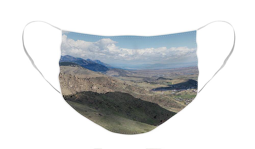 Lookout Mountain Face Mask featuring the photograph Lookout Mountain by Susan Rissi Tregoning