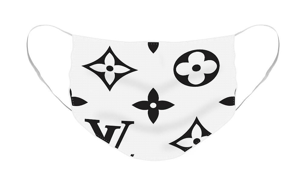 Louis Vuitton Pattern - LV Pattern 01 - Fashion and Lifestyle Face Mask for Sale by TUSCAN Afternoon