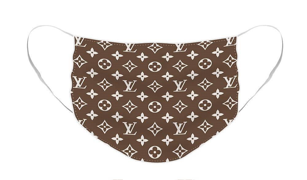 Louis Vuitton Pattern - LV Pattern 05 - Fashion and Lifestyle Face Mask for Sale by TUSCAN Afternoon