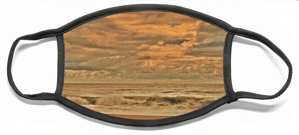 Jersey Shore Face Mask featuring the photograph Magic In The Air - Jersey Shore by Angie Tirado