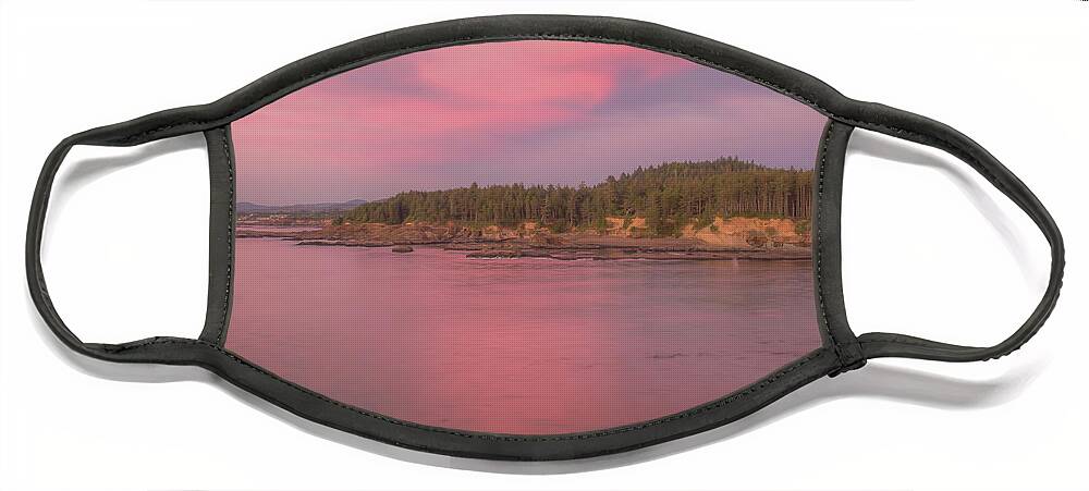 Boiler Bay Face Mask featuring the photograph Magical Evening 0667 by Kristina Rinell