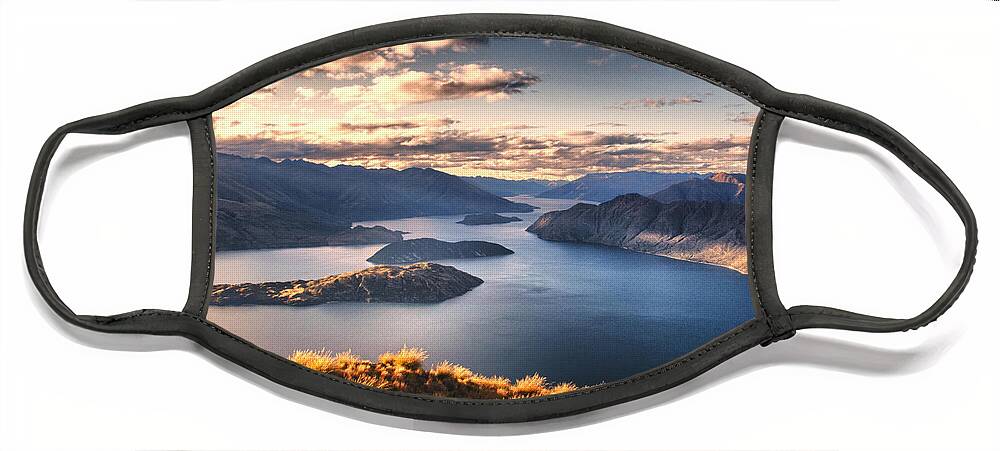 New Zealand Face Mask featuring the photograph Magical New Zealand by Niels Nielsen