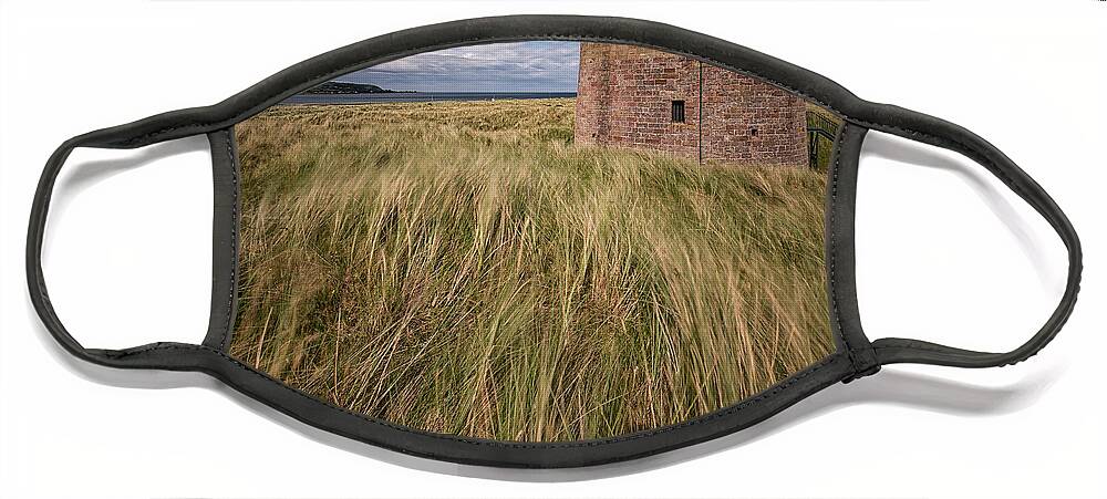 Martello Face Mask featuring the photograph Martello Tower by Nigel R Bell