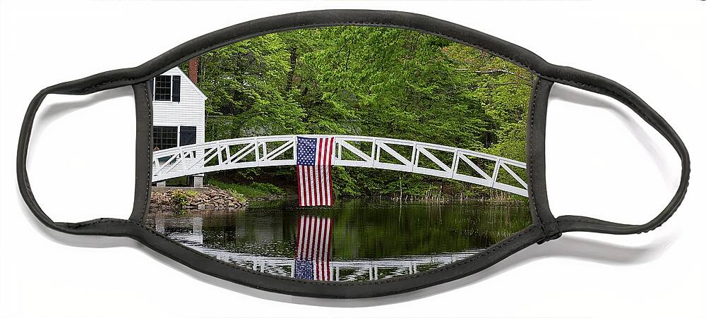 Maine Face Mask featuring the photograph Memorial Day by Karin Pinkham