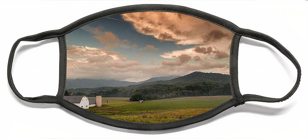 Asheville Face Mask featuring the photograph Morning Light by Joye Ardyn Durham