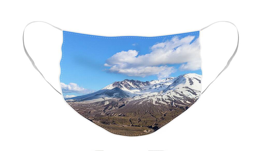 Mount St Helens Face Mask featuring the photograph Mt Saint Helens by Robert Bellomy