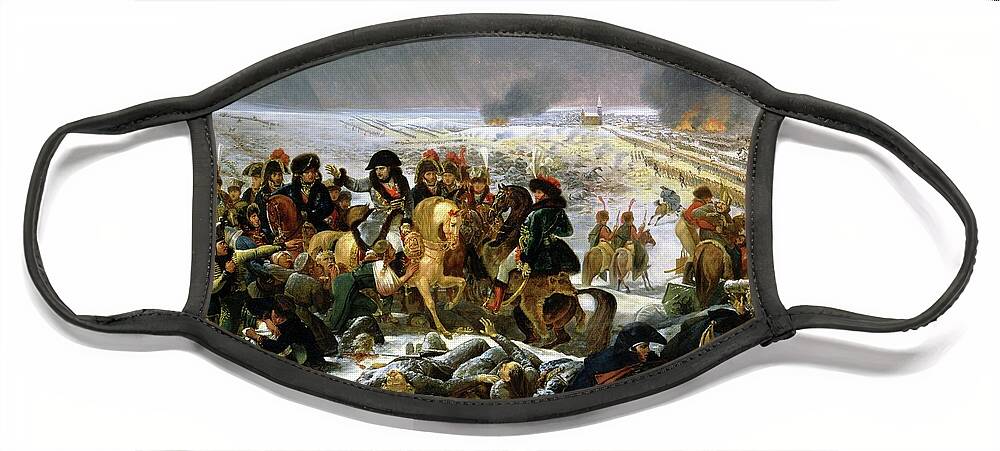 Napoleon Face Mask featuring the painting Napoleon at Eylau by Antoine Jean Gros