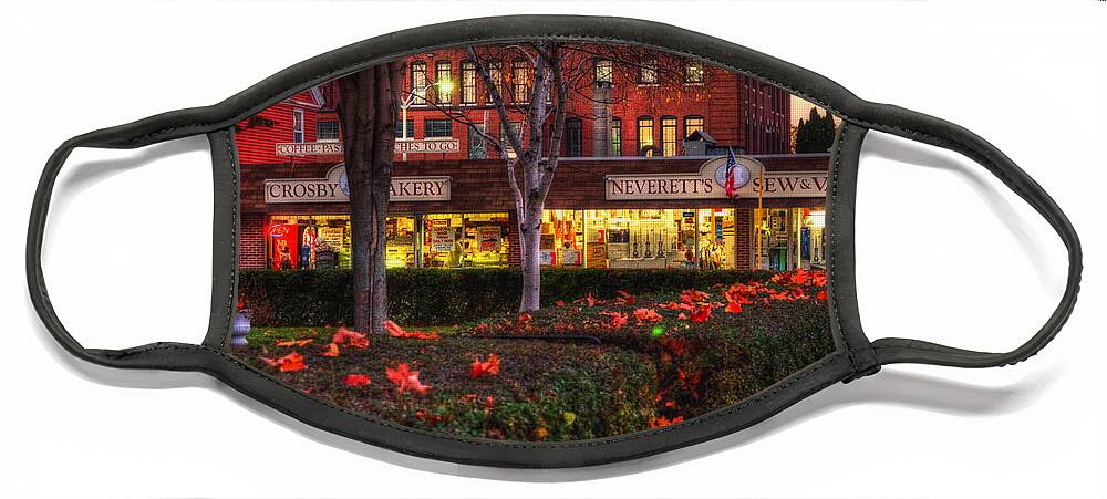  Face Mask featuring the photograph Nashua Historic District - New Hampshire by Joann Vitali