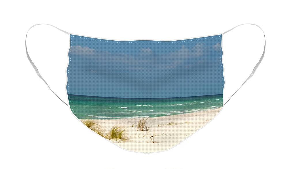 Gulf Of Mexico Face Mask featuring the photograph Navarre Beach Florida by Paul Gaj