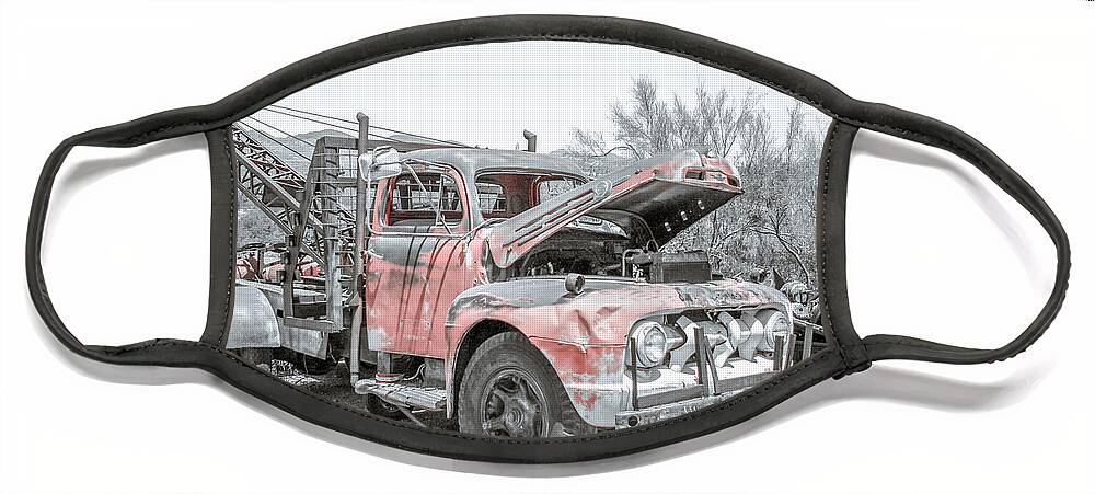 Tow Face Mask featuring the photograph Never too old to tow by Darrell Foster