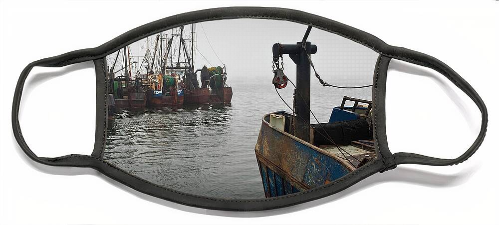 New Bedford Face Mask featuring the photograph New Bedford Waterfront No. 2 by David Gordon