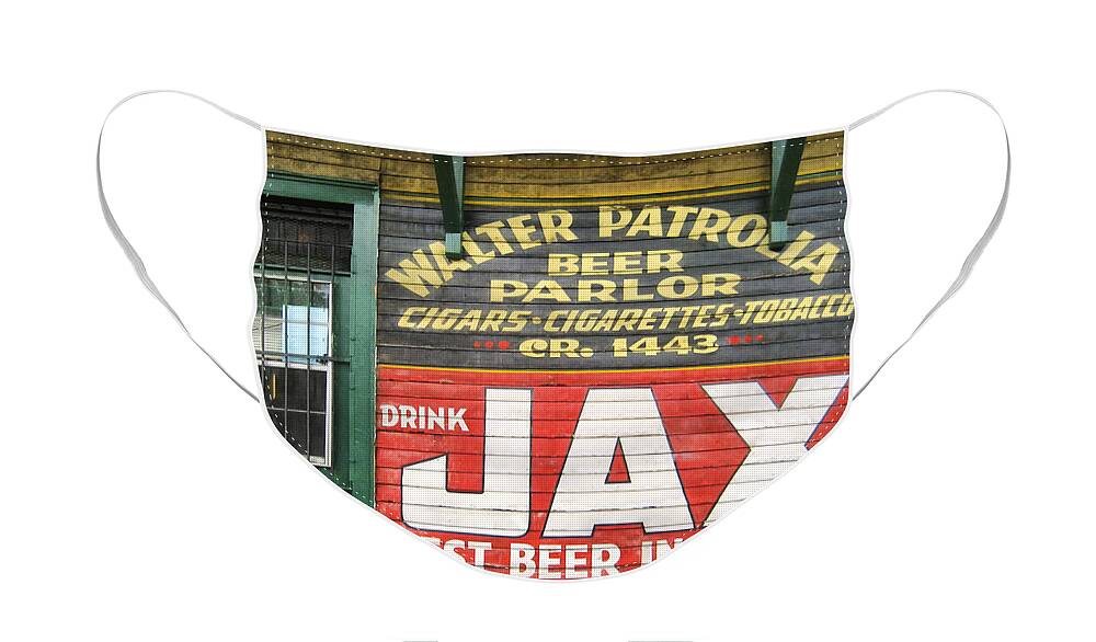 New Orleans Face Mask featuring the photograph New Orleans Beer Parlor by Dominic Piperata