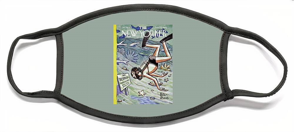 New Yorker January 28 1956 Face Mask