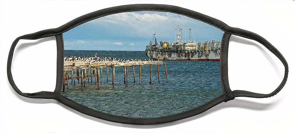 Punta Arenas Face Mask featuring the photograph Ning Tai 57 by Richard Gehlbach