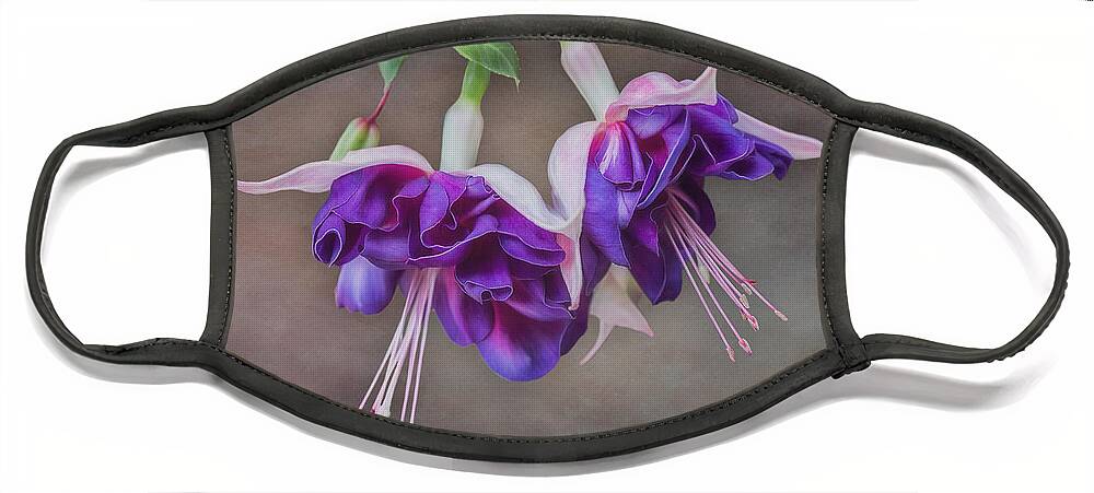 Purple Face Mask featuring the photograph Purple Fuchsia by Patti Deters