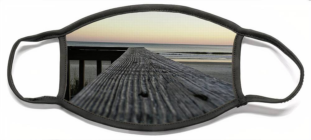 Boardwalk Face Mask featuring the photograph North Myrtle Beach Evening by Robert Knight