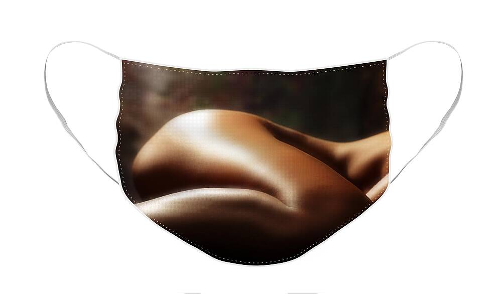 Nude Face Mask featuring the photograph Curves by Anthony Jones