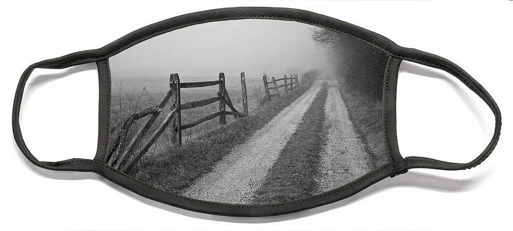 Old Face Mask featuring the photograph Old Farm Road by David Gordon