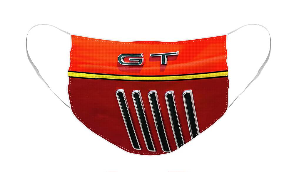 Gt Face Mask featuring the photograph Orange GT by Melinda Ledsome