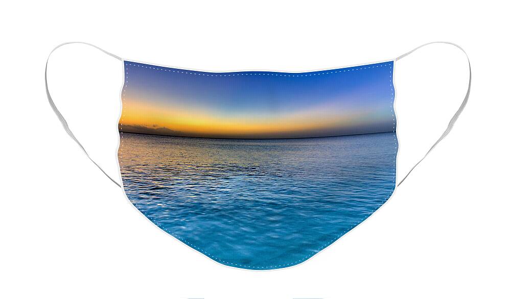 Pastel Ocean Face Mask featuring the photograph Pastel Ocean by Chad Dutson