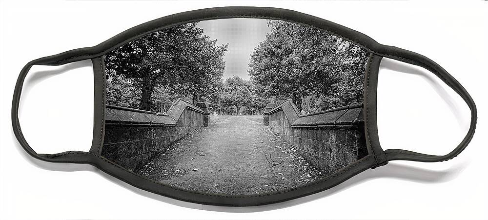 Flaybrick Face Mask featuring the photograph Pathway by Spikey Mouse Photography