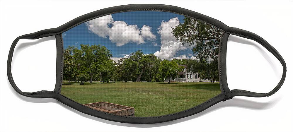Charles Pinckney Face Mask featuring the photograph Pinckney Historic Grounds by Dale Powell