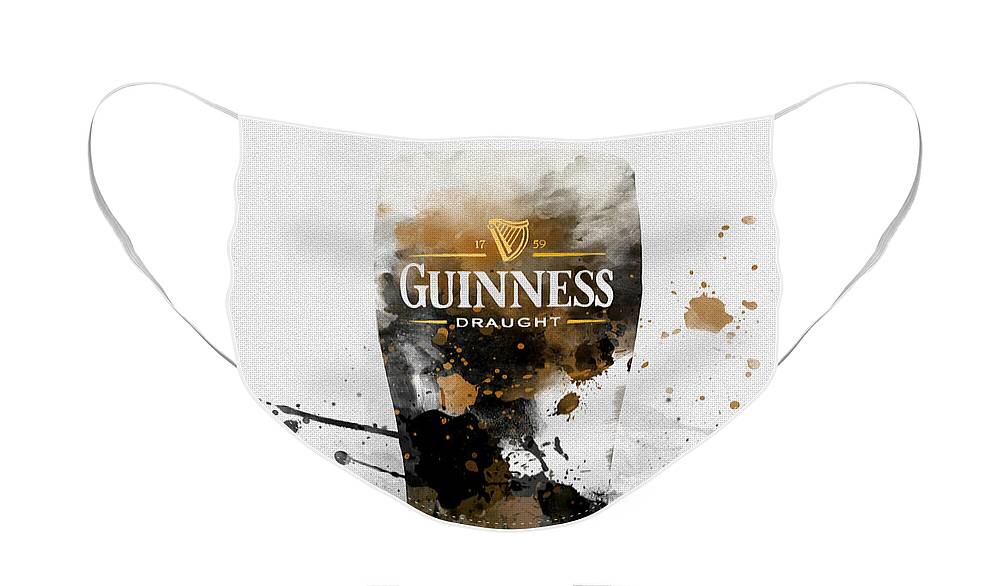 Pint of Guinness Face Mask by My Inspiration Fine Art America