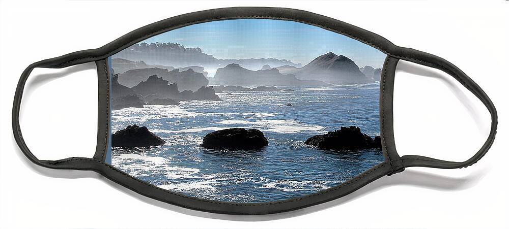 Point Lobos Face Mask featuring the photograph Play Misty For Me by Susan Rissi Tregoning
