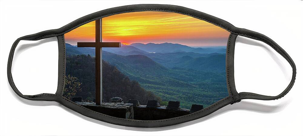 Morning Face Mask featuring the photograph Pretty Place Chapel SC Everlasting to Everlasting by Robert Stephens