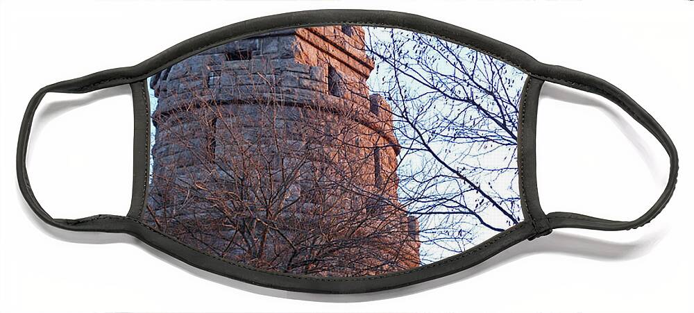 Prospect Face Mask featuring the photograph Prospect Hill Somerville MA 2 by Toby McGuire