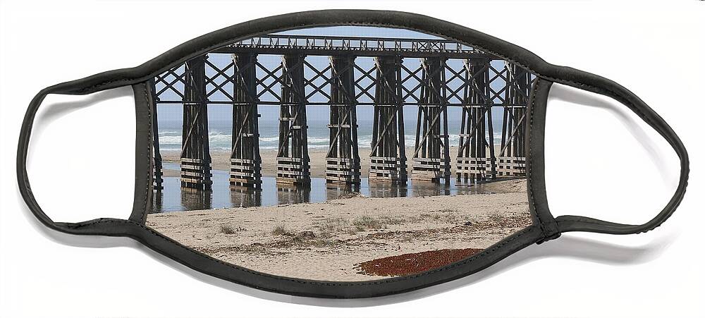 Pudding Face Mask featuring the photograph Pudding Creek Trestle 2 by Christy Pooschke