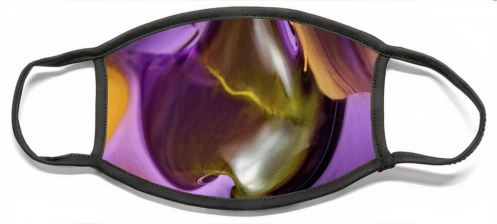 Abstract Face Mask featuring the photograph Purple Haze by Patti Schulze