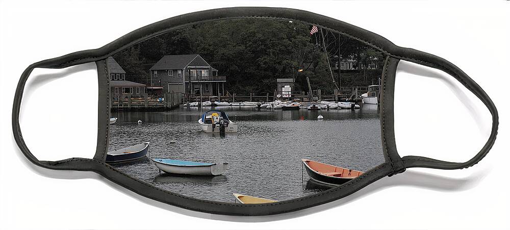 Anchorage Face Mask featuring the photograph Quisset Harbor Twilight on Cape Cod by William Kuta