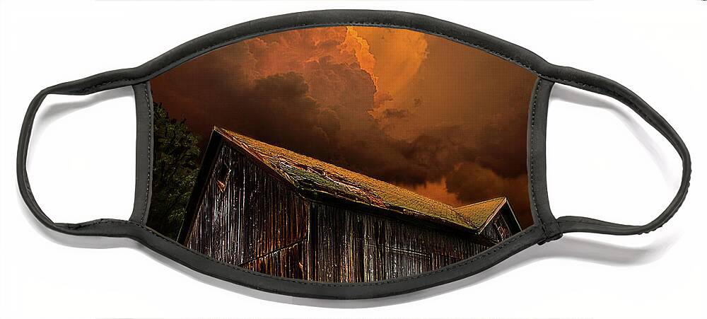 Horizons Face Mask featuring the photograph Recluse by Phil Koch