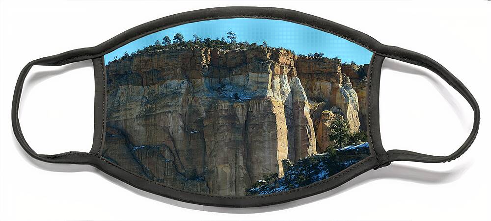 Southwest Landscape Face Mask featuring the photograph Red Velvet by Robert WK Clark