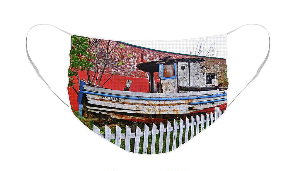 Apalachicola Face Mask featuring the photograph Redneck Dry Dock by George D Gordon III