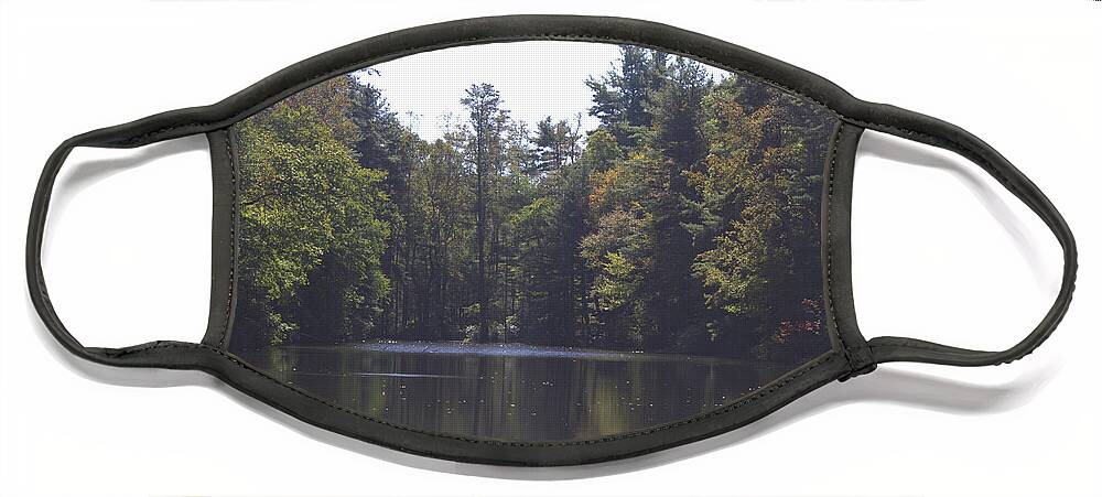 Lake Face Mask featuring the photograph Reflections by Ali Baucom
