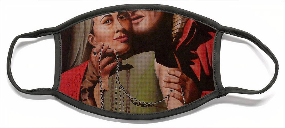 Religious Face Mask featuring the painting Reformation by Vic Ritchey