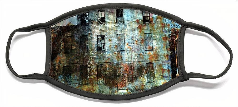 Architecture Face Mask featuring the photograph The Corner House On Baker's Street by Walter Neal