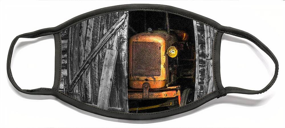 Vehicle Face Mask featuring the photograph Relic From Past Times by Heiko Koehrer-Wagner