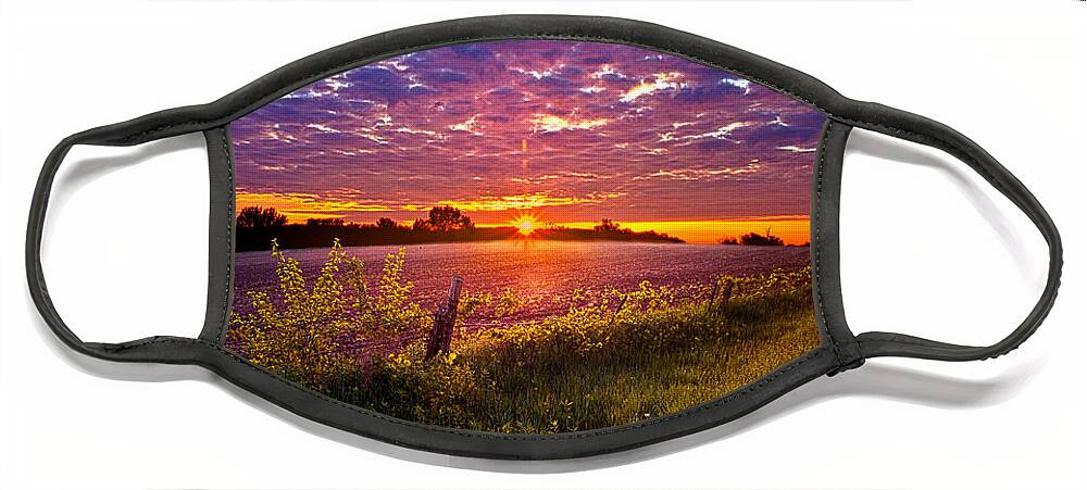 Horizons Face Mask featuring the photograph Revival by Phil Koch