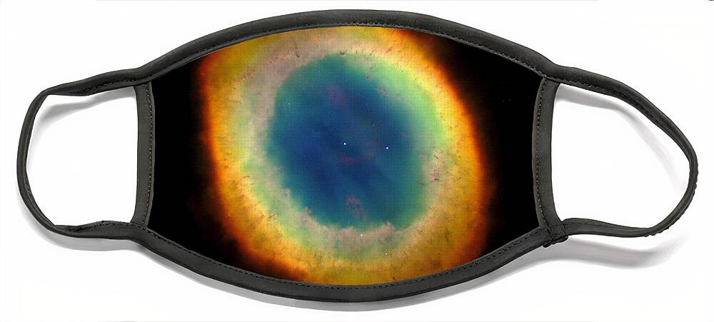 Science Face Mask featuring the photograph Ring Nebula, M57, Ngc 6720 by Science Source