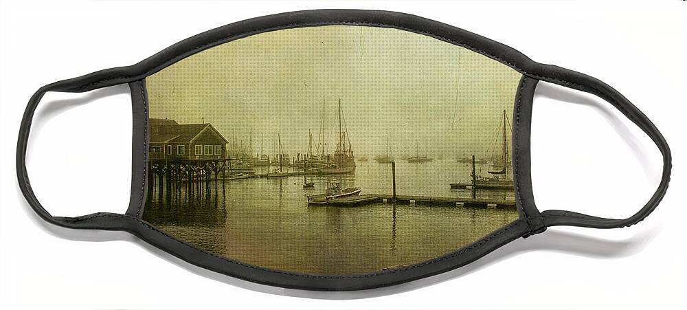 Cindi Ressler Face Mask featuring the photograph Rockland Harbor by Cindi Ressler