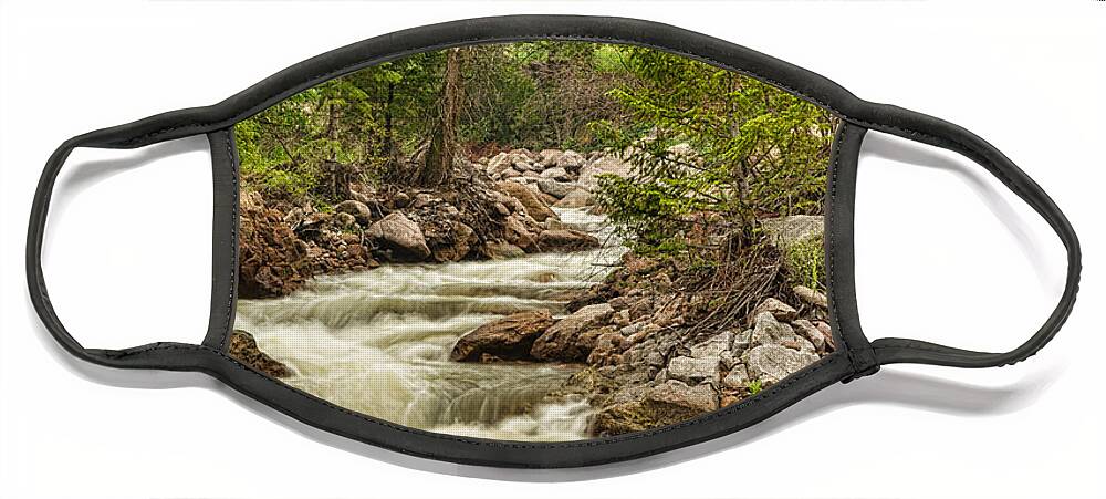 Mountain Face Mask featuring the photograph Rocky Mountain Streamin Dreamin by James BO Insogna