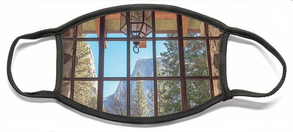 Ahwahnee Hotel Face Mask featuring the photograph Room With A View by Bill Roberts