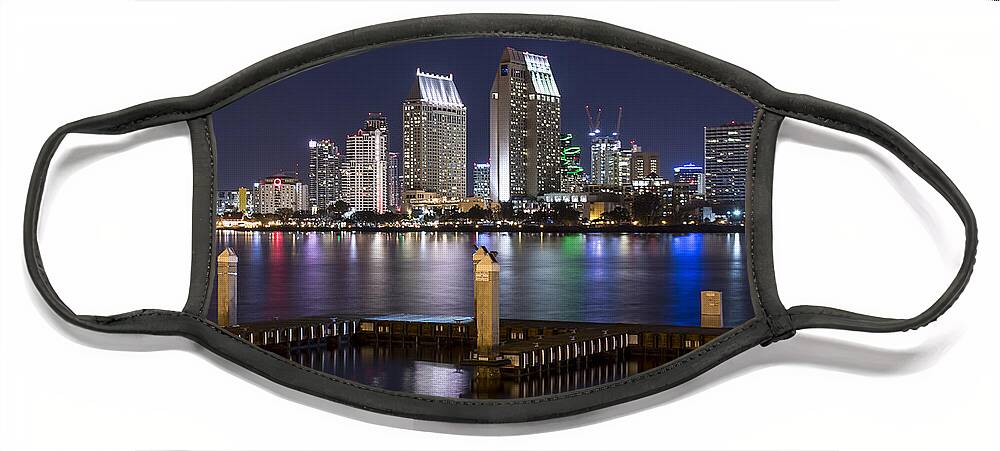San Diego Face Mask featuring the photograph San Diego by American Landscapes